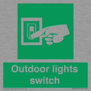 Outdoor lights switch